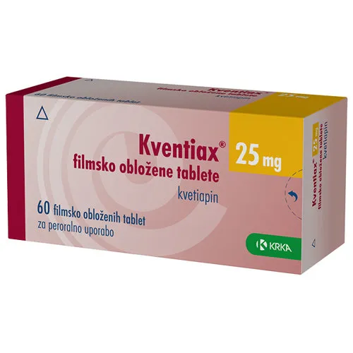 Kventiax 25 mg coated tablets tablets, film-coated