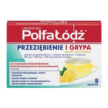 Laboratoria Polfa Łódź Resfriado y Gripe sabor limón polvo efervescente
