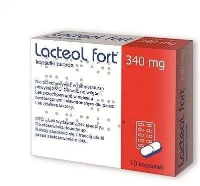 Lacteol fort 340 mg capsules, hard