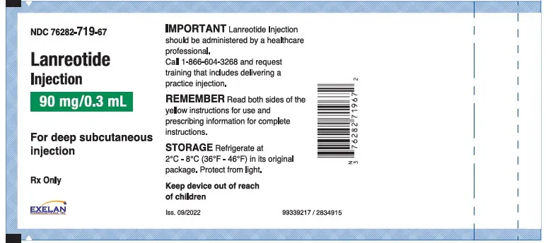 Lanreotide ranbaxy solution for injection in ampoule-syringe