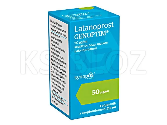 Latanoprost/timolol Genoptim gotas, oculares solución