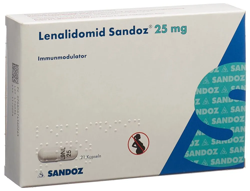 Lenalidomide sandoz capsules, hard