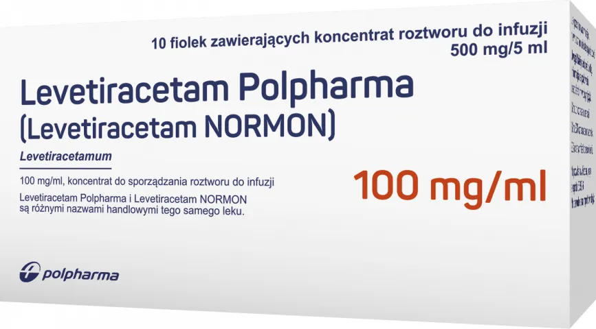 Levetiracetam Polpharma concentrado para preparación de solución para infusión
