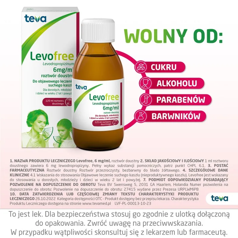 Levofree soluzione, orale