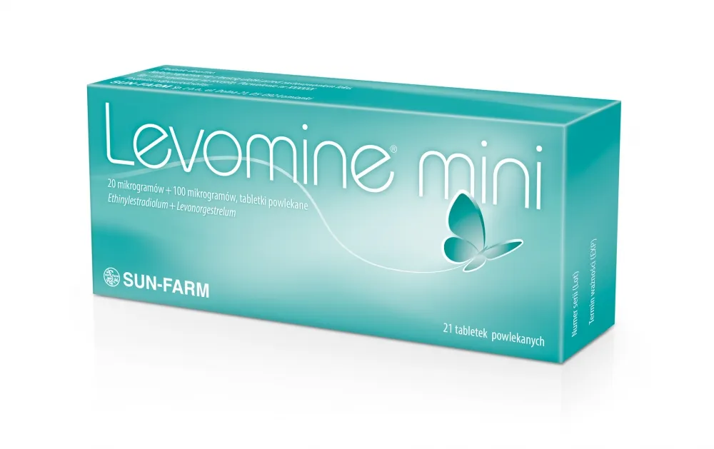 Levomine mini compresse, rivestite con film