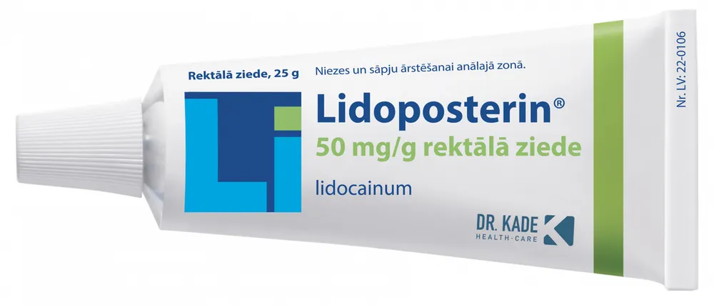 Lidoposterin ointment, rectal