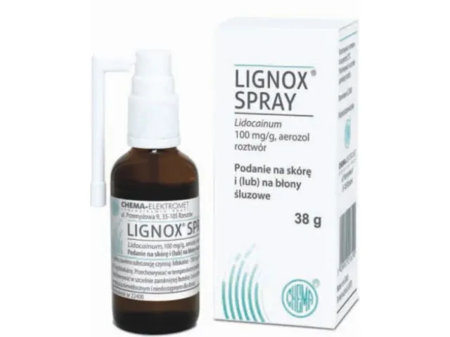 Lignox Spray aerosol, solución