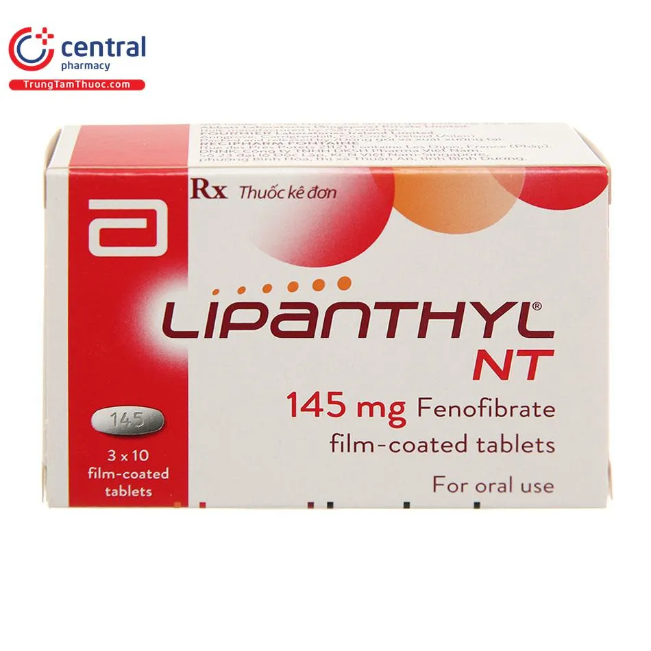 Lipanthyl nt 145 tablets, film-coated