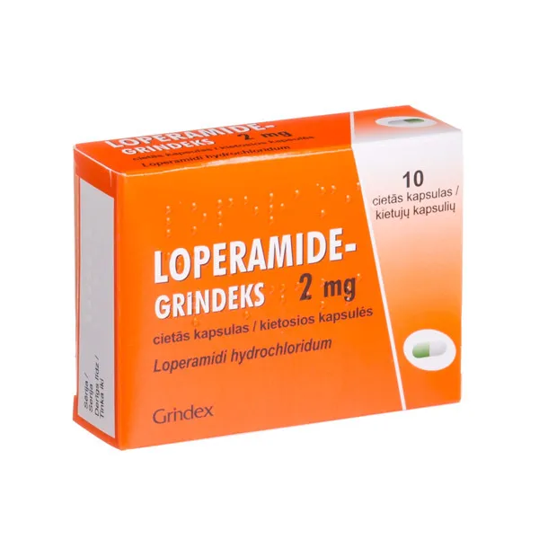 Loperamide grindeks capsules, hard