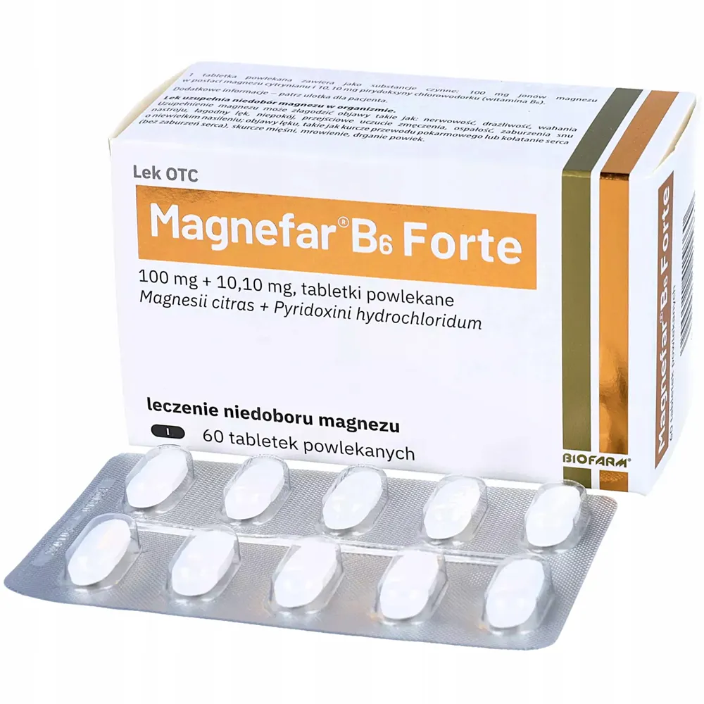 Magnefar B6 Forte comprimidos recubiertos