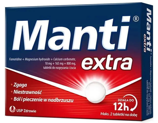 Manti Extra tabletki, do rozgryzania i żucia