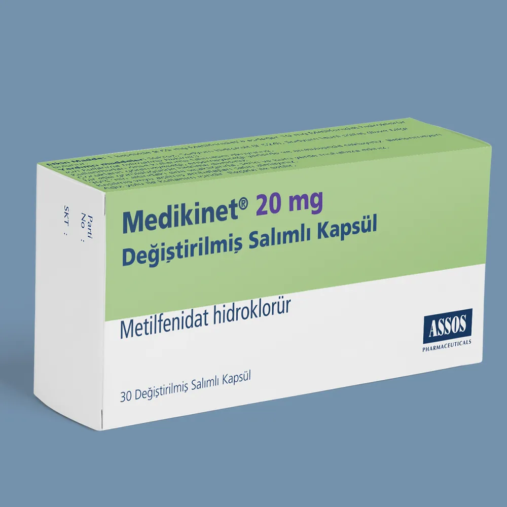 Medikinet CR 20 mg capsule, a rilascio modificato, dure