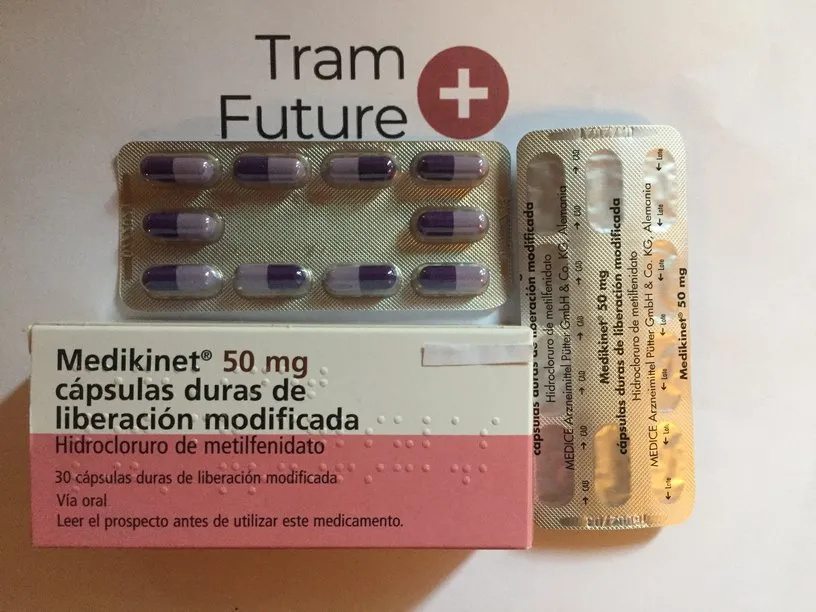 Medikinet CR 50 mg cápsulas, liberación modificada, duras