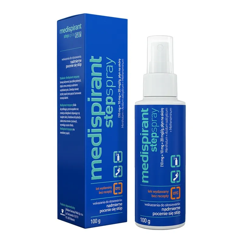Medispirant stepspray solución, para la piel