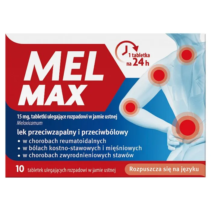 Mel max tablets, dispersible in the oral cavity