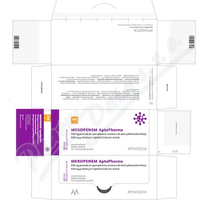 Meropenem AptaPharma polvo para preparación de solución para inyección / para infusión