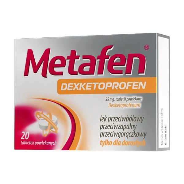 Metafen dexketoprofeno compresse, rivestite con film