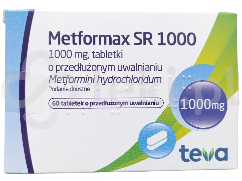 Metformax SR 1000 comprimidos de liberación prolongada