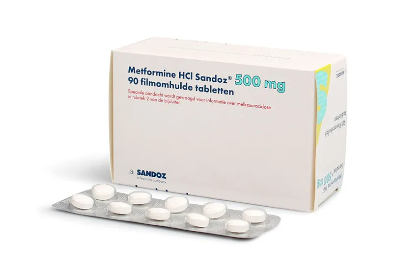 Metformina hidrocloruro Sandoz comprimidos de liberación prolongada