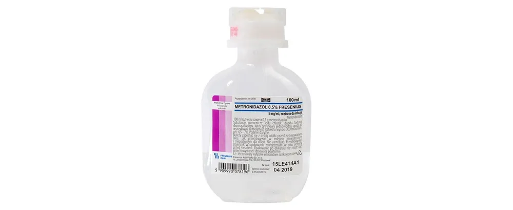 Metronidazol 0,5% Fresenius solución para infusión