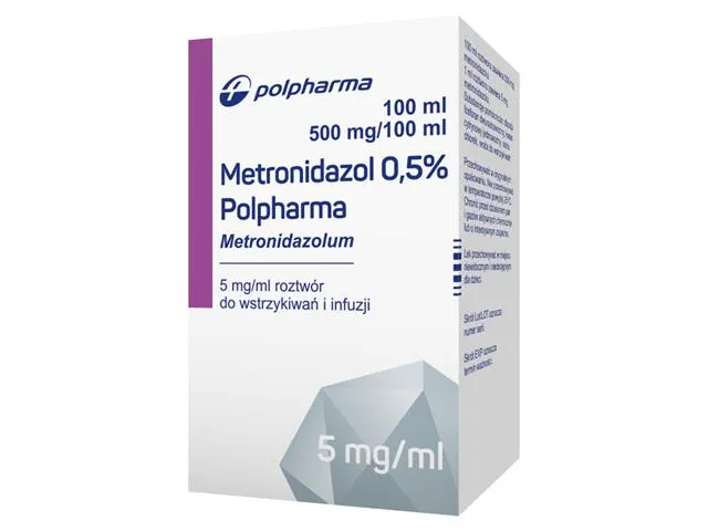 Metronidazol 0,5% Polpharma soluzione per iniezione e infusione