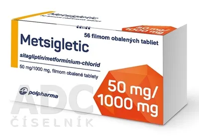 Metsigletic tablets, film-coated