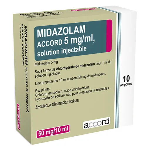 Midazolam Accord solución para inyección o infusión en ampolla-jeringa