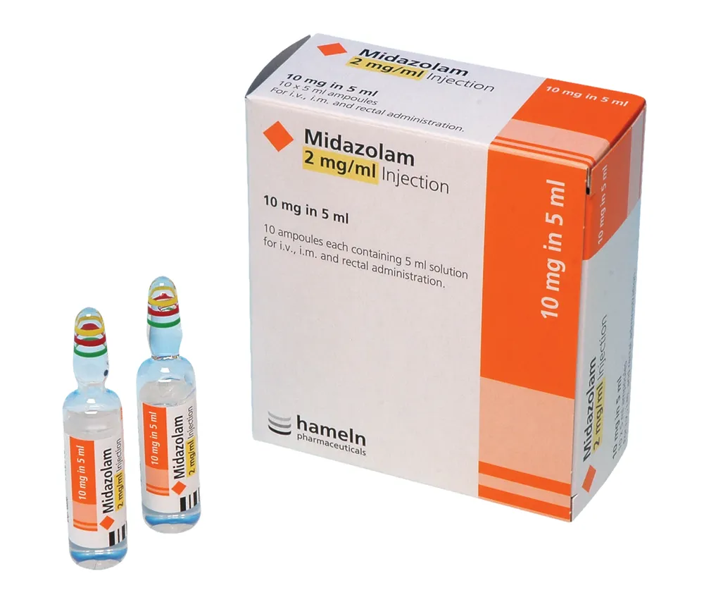 Midazolam Sandoz solución para inyección o infusión