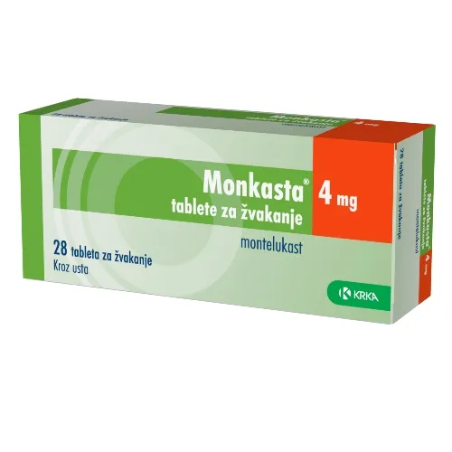 Monkasta tabletki, do rozgryzania i żucia