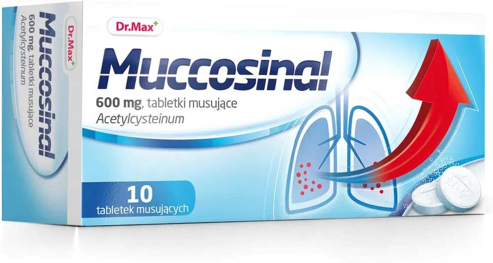 Muccosinal tablets, effervescent