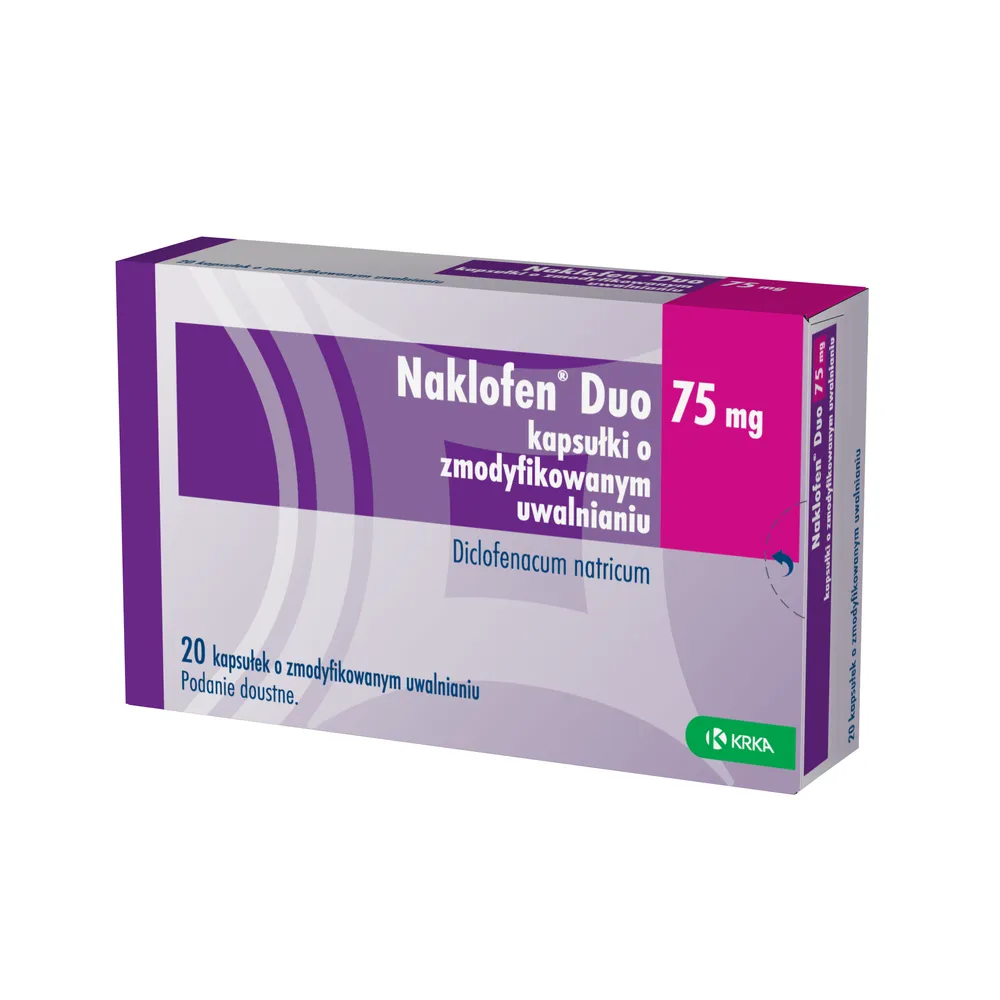 Naklofen Duo cápsulas, liberación modificada