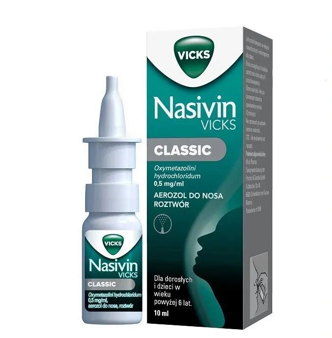 Nasivin Vicks Classic spray, nasal, solución