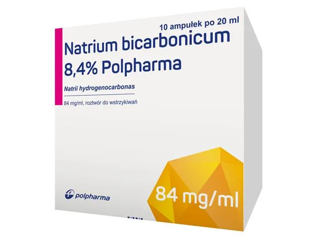 Bicarbonato sódico 8,4% Polpharma solución para inyección
