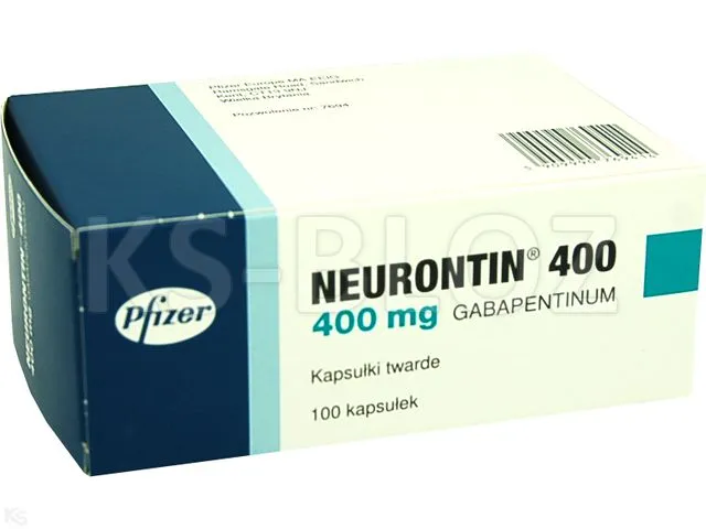 Neurontin 400 capsules, hard