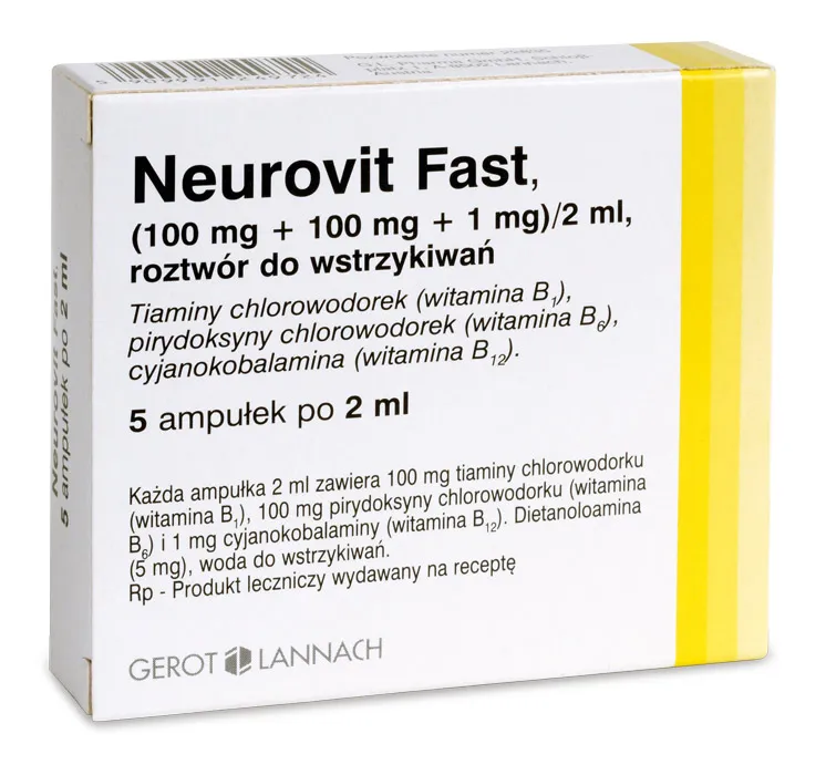 Neurovit Fast solución para inyección