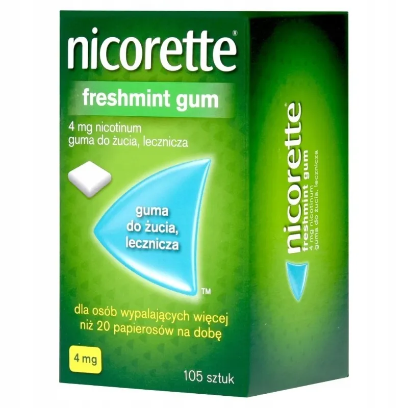 Nicorette Freshmint chicle gomma da masticare, medicinale