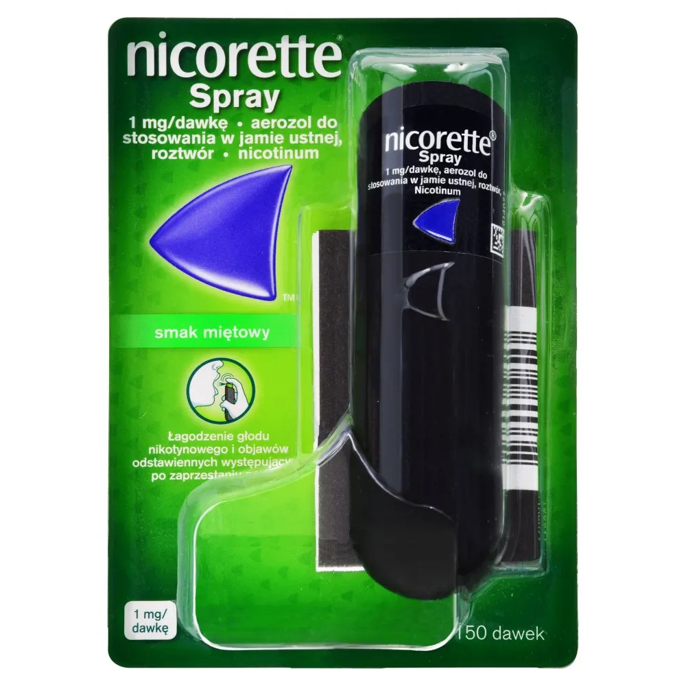 Nicorette spray aerosol, oral solution