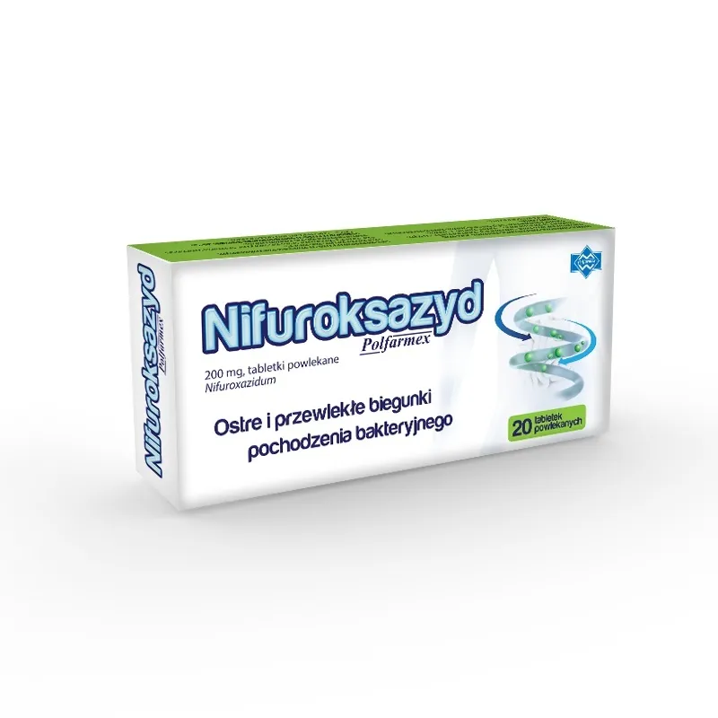 Nifuroxazida Polfarmex compresse, rivestite con film