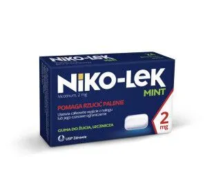 Niko Lek Mint goma de mascar, medicinal