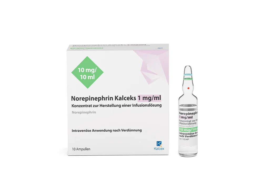 Норадреналин калцекс раствор для инфузий, концентрат
