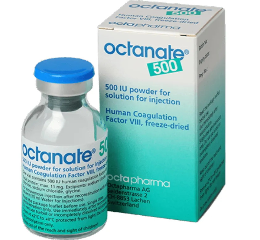 Octanate LV polvo y disolvente para preparación de solución para inyección
