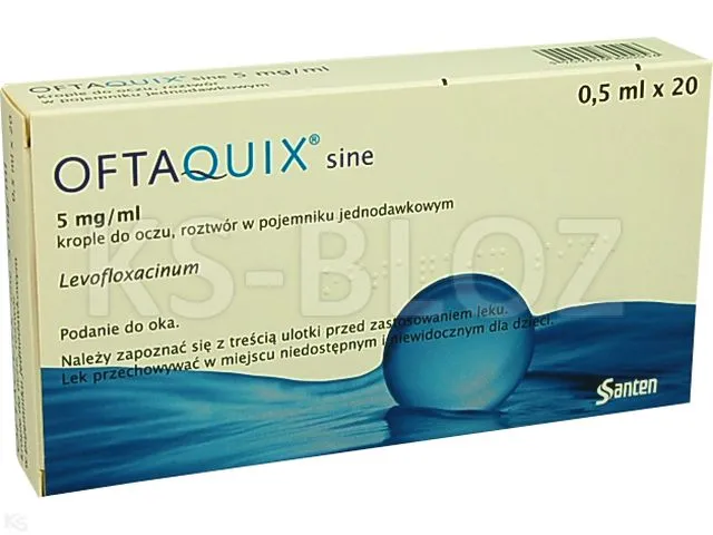 Oftaquix sine gotas, oculares solución