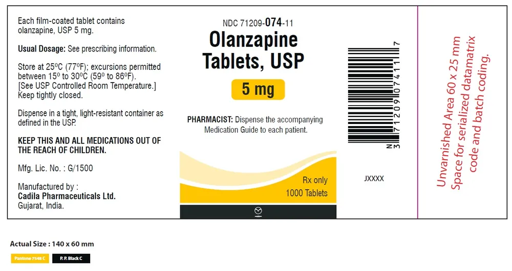 Olanzapine aurovitas tablets, dispersible in the oral cavity