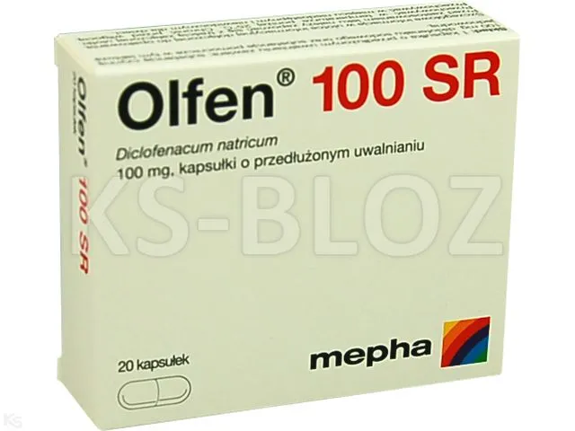 Olfen 100 SR cápsulas, de liberación prolongada, duras