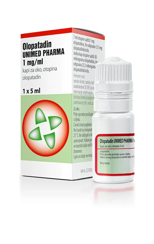Olopatadina Unimed Pharma gotas, oculares solución