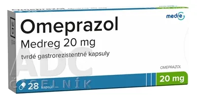 Omeprazole medreg capsules, hard, intestinal
