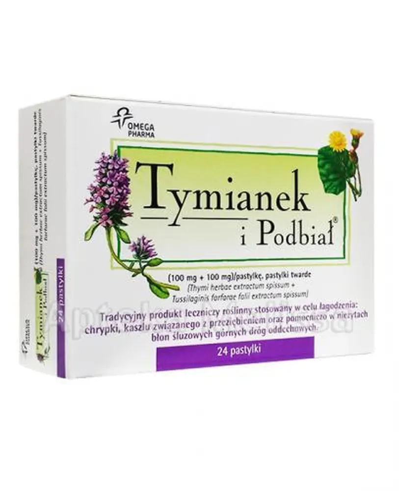 Original thyme and coltsfoot tablets, hard