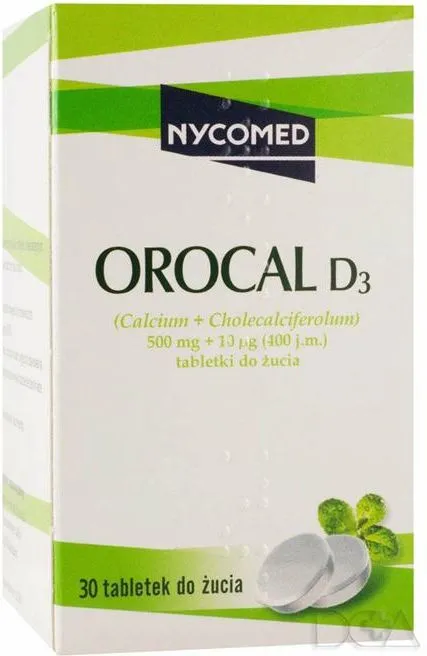 Orocal d3 chewable tablets