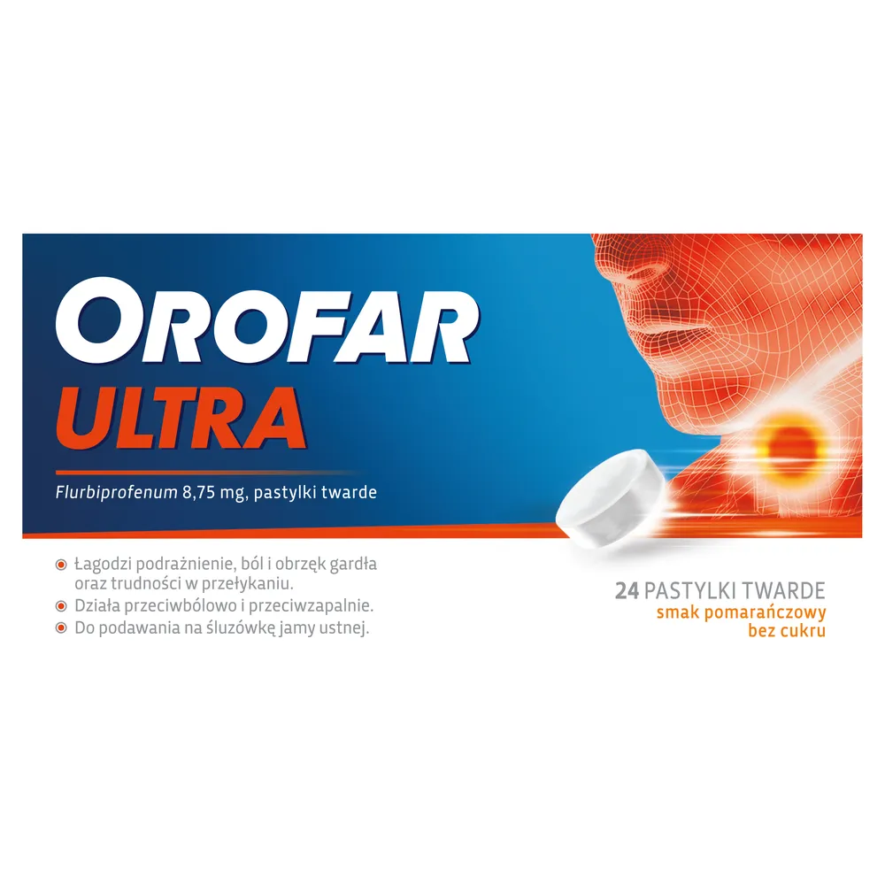 Orofar Ultra comprimidos, recubiertos con película