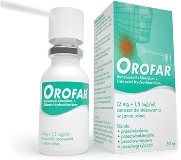 Orofar Ultra Spray aerosol, para uso en la cavidad oral, solución
